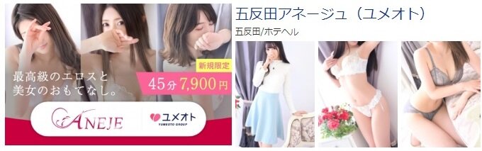 五反田アネージュ 体験談と5000円割引/基盤/円盤/NS/NN情報